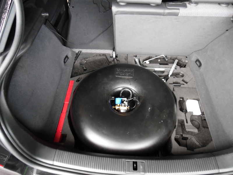 Autogas Tuning AUDI S3  με δεξαμενή στο χώρο της ρεζέρβας